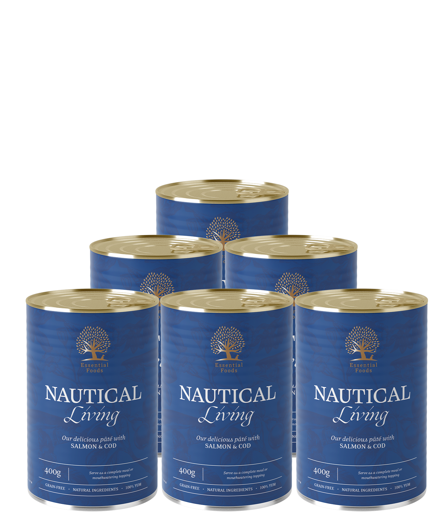 NAUTICAL LIVING PÂTÉ, 400G x 6